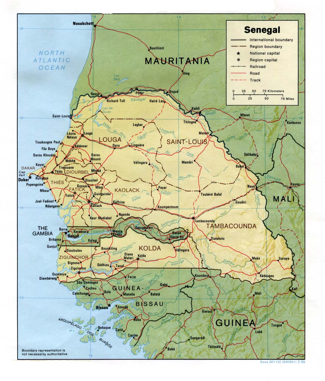 Senegal Maps Perry Castaneda Map Collection Ut Library Online