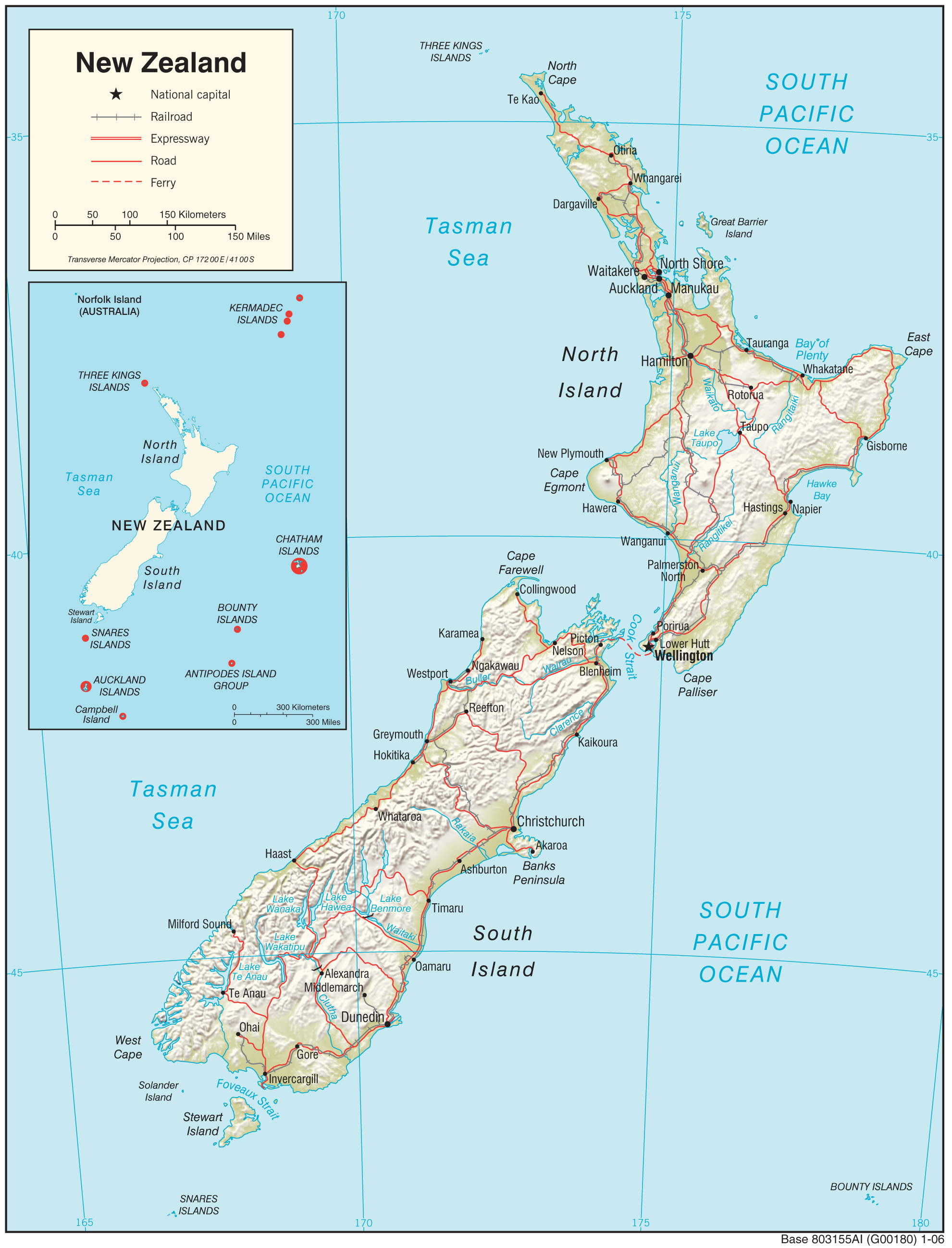 New Zealand Maps Perry Castaneda Map Collection Ut Library Online