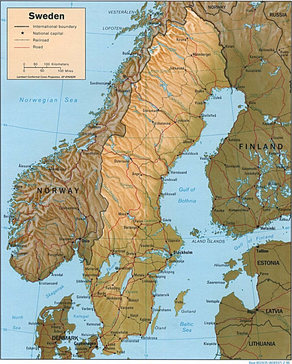 Sweden Maps - Perry-Castañeda Map Collection - UT Library Online