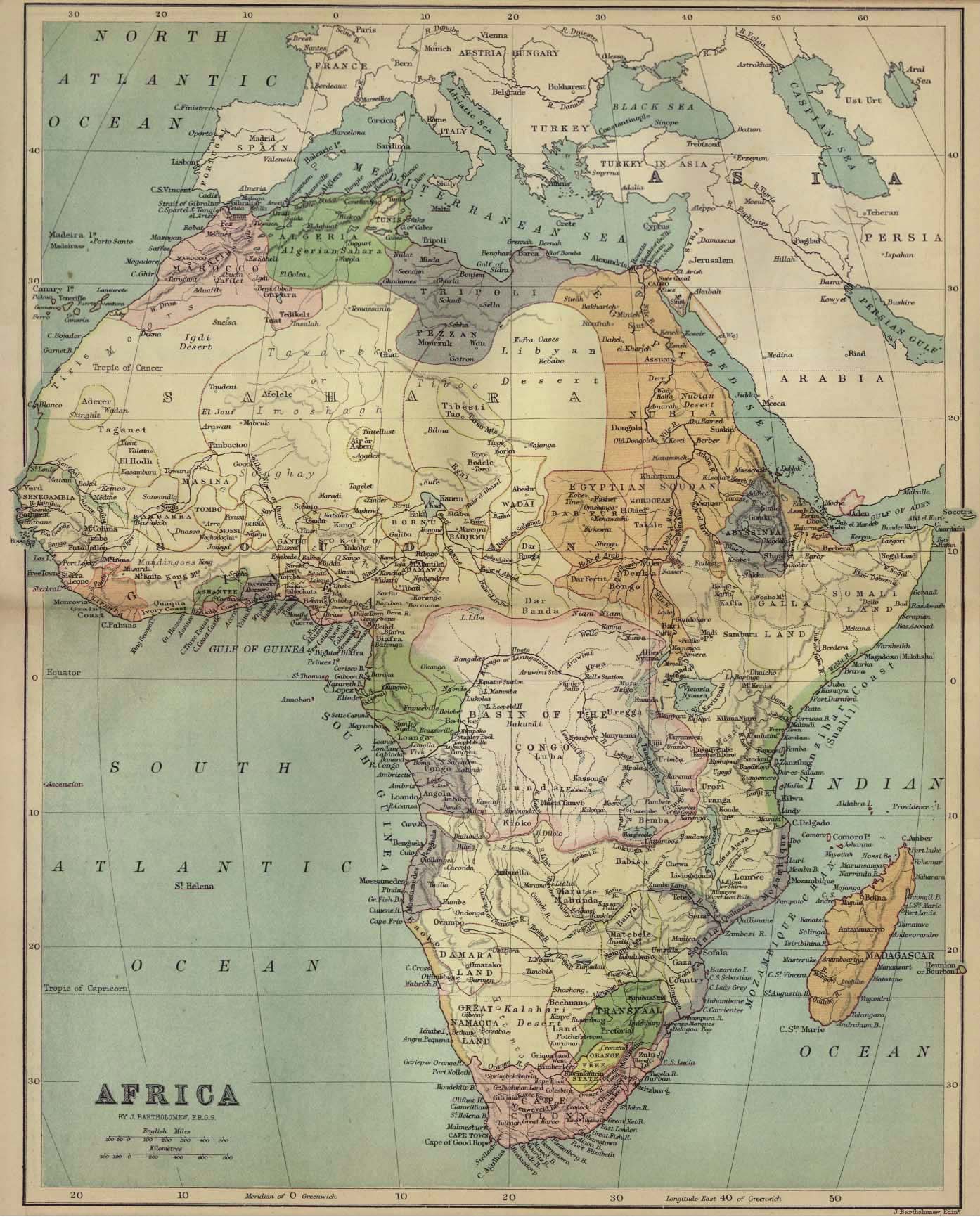 Africa Mapped How Europe Drew A Continent News The Guardian