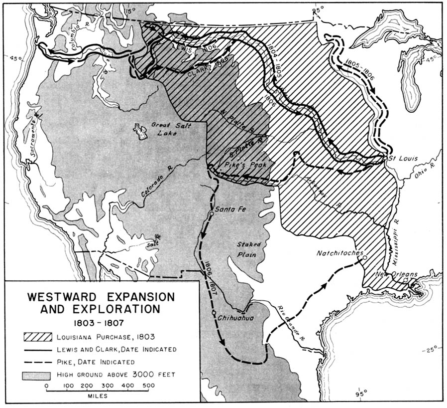 westward expansion blank map