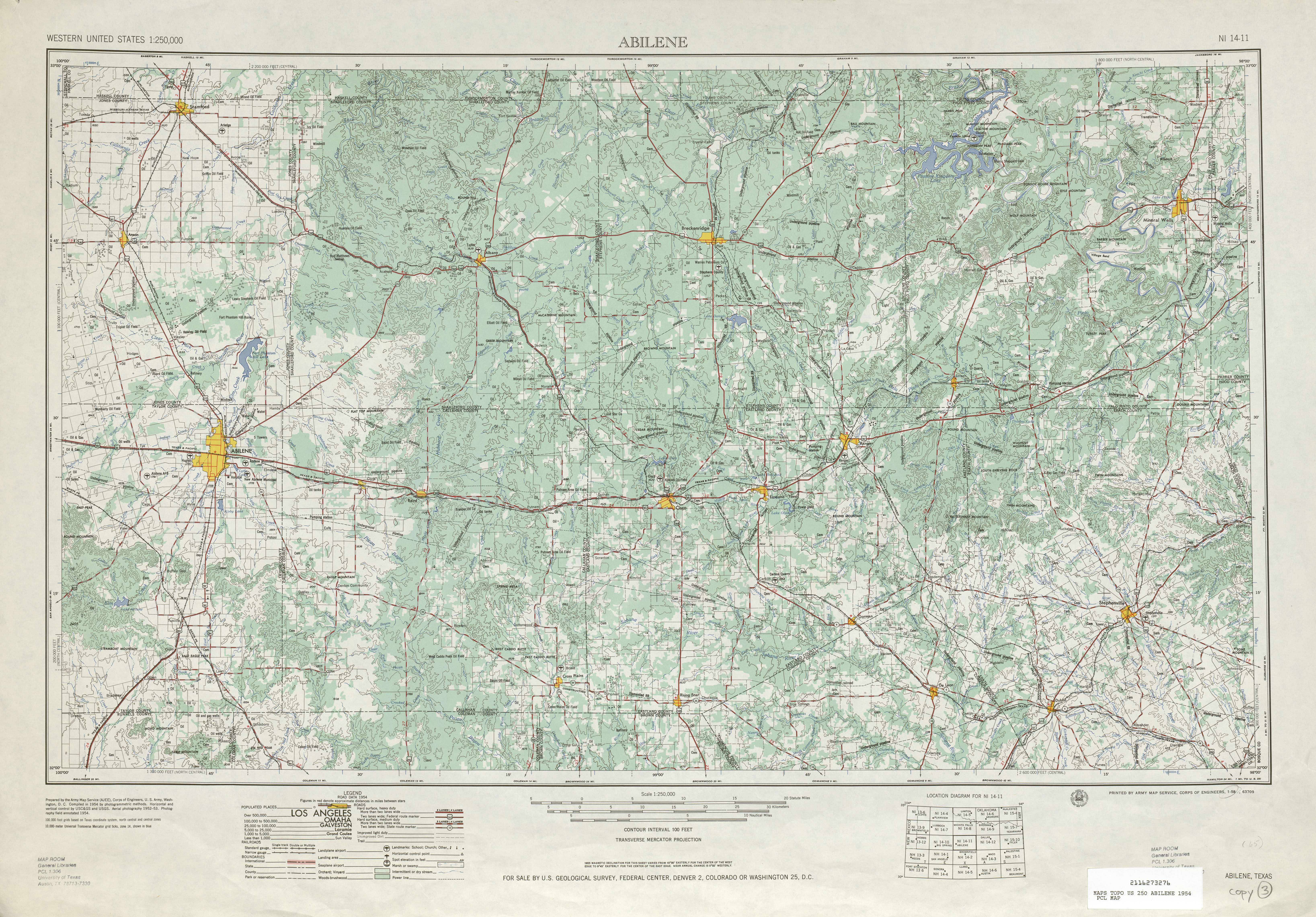 Texas Topographic Maps Perry Castaneda Map Collection Ut