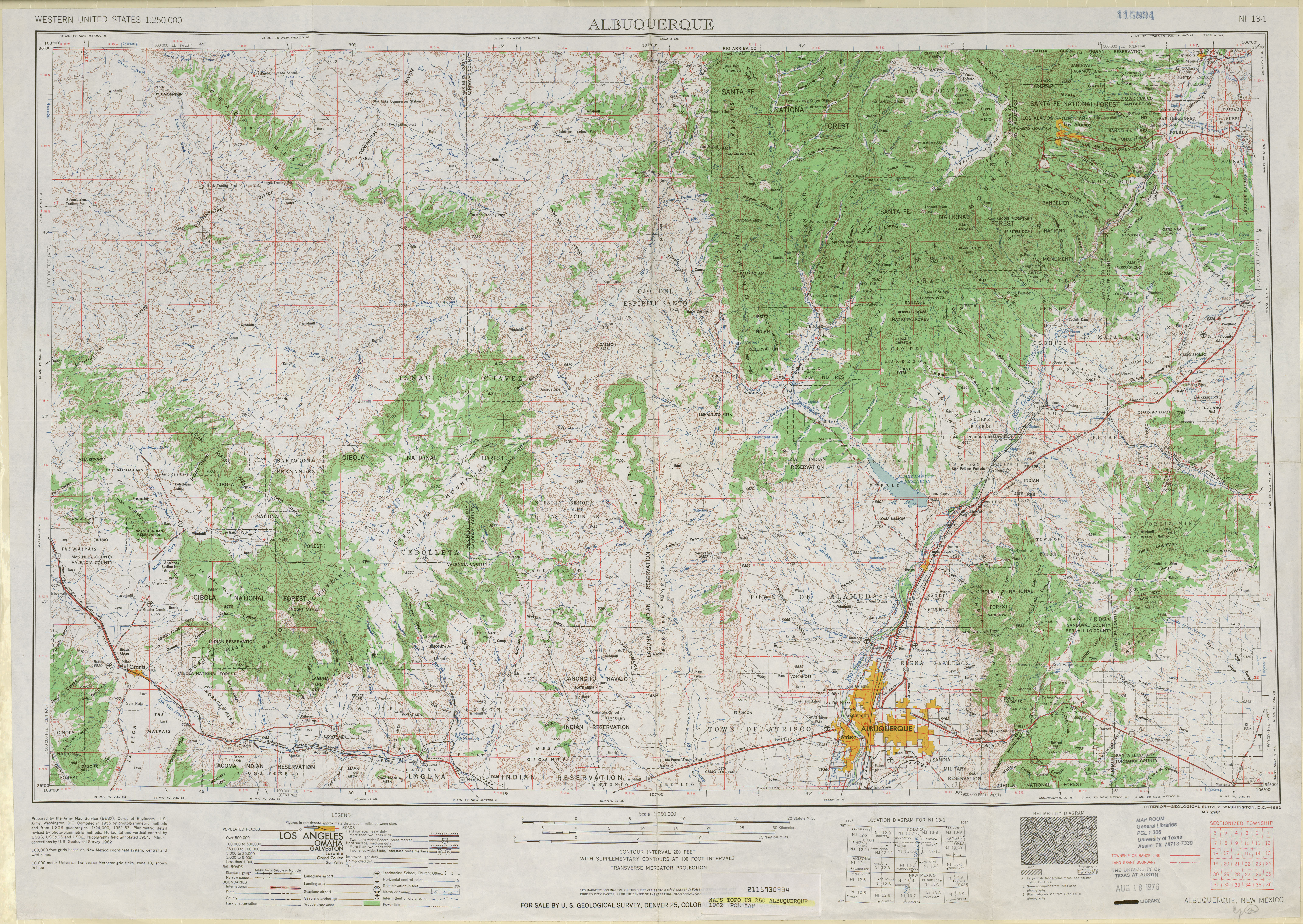 united states topographic maps 1 250 000 perry castaneda map collection ut library online