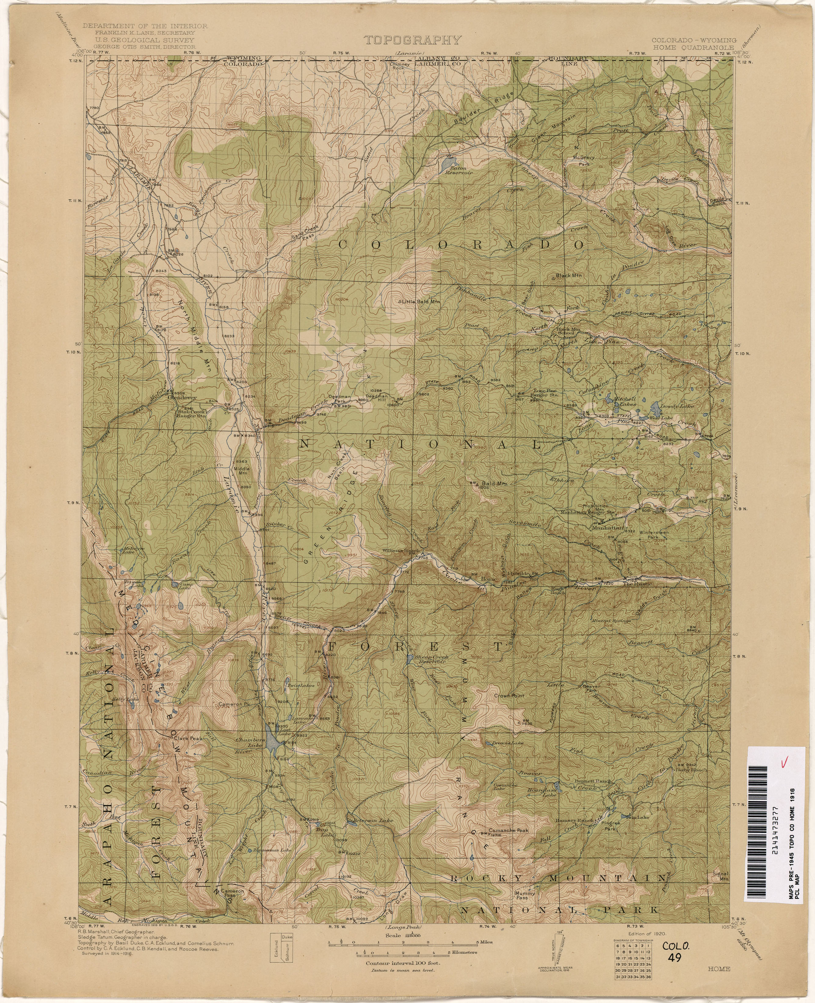 Colorado Historical Topographic Maps Perry Castaneda Map