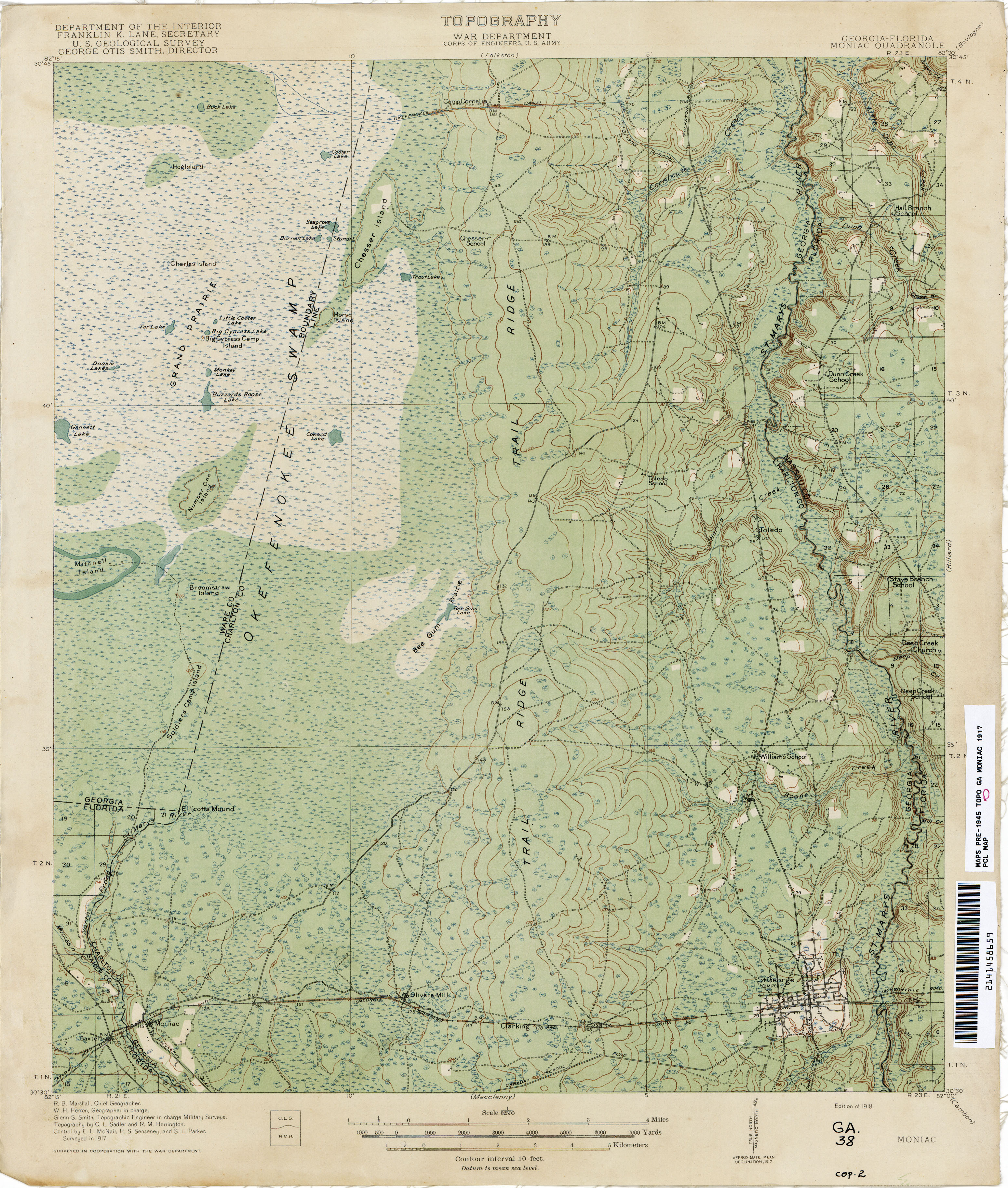 Florida Historical Topographic Maps Perry Castaneda Map