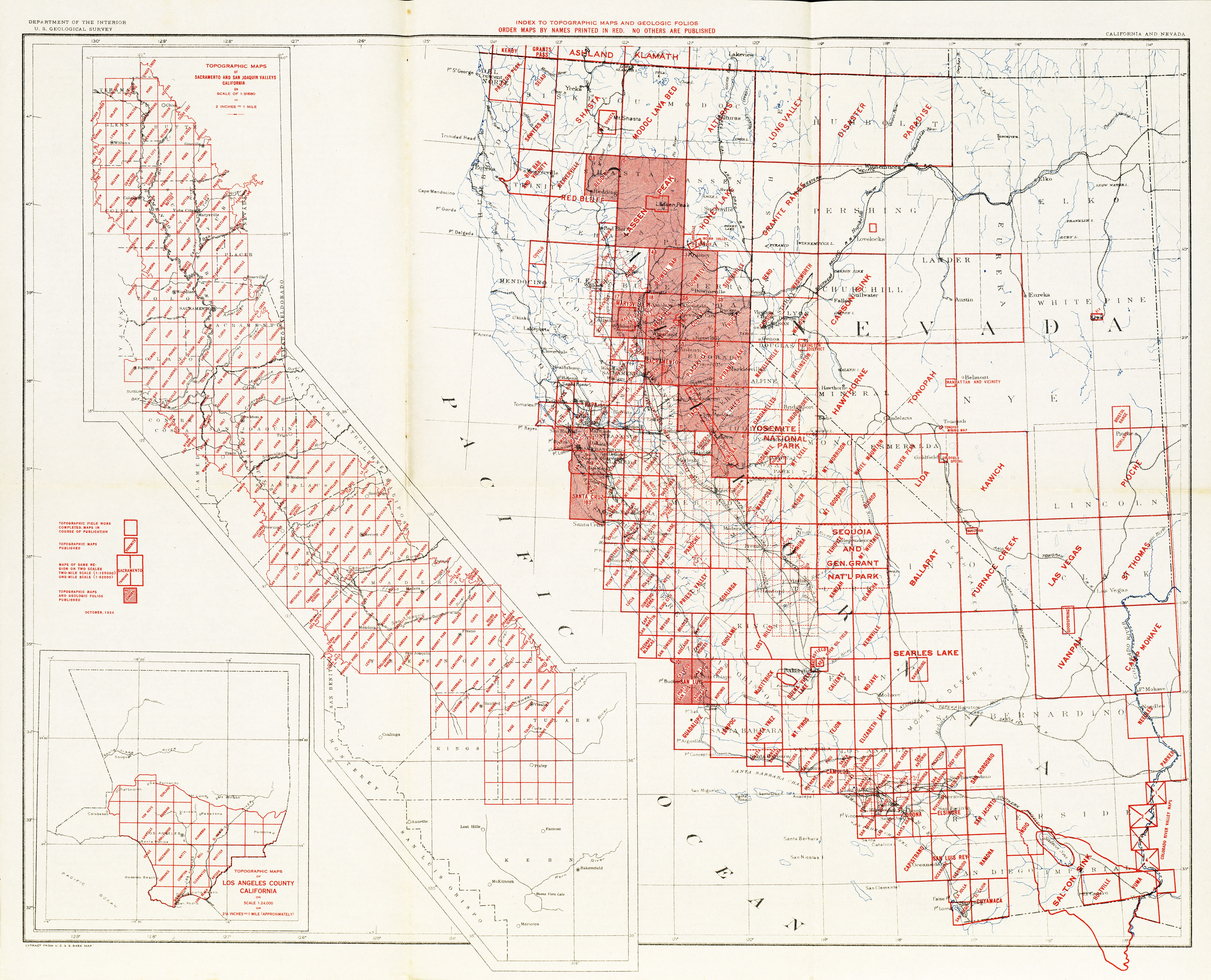 California Topographic Maps Perry Castaneda Map Collection Ut
