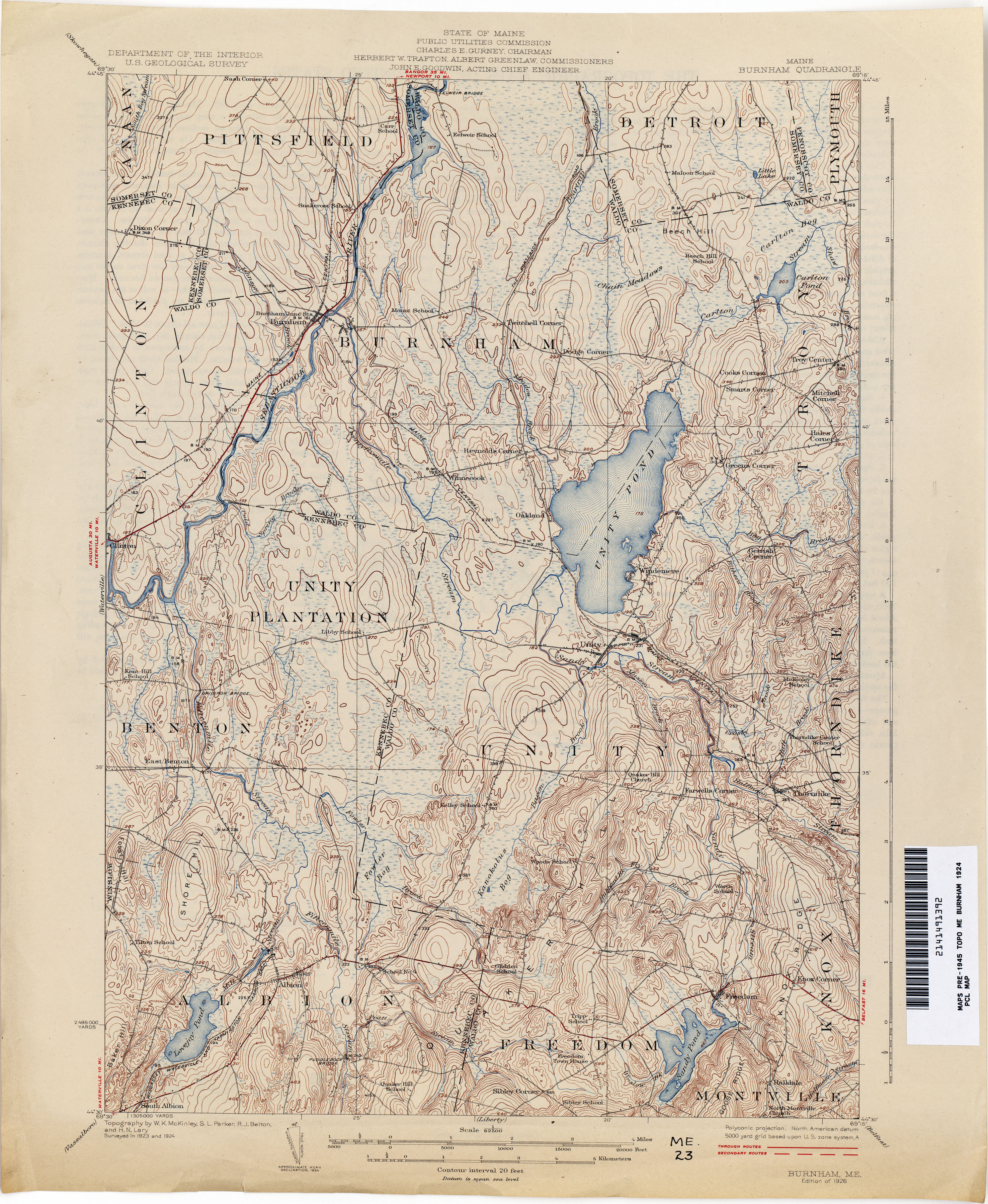 Maine Historical Topographic Maps Perry Castaneda Map Collection