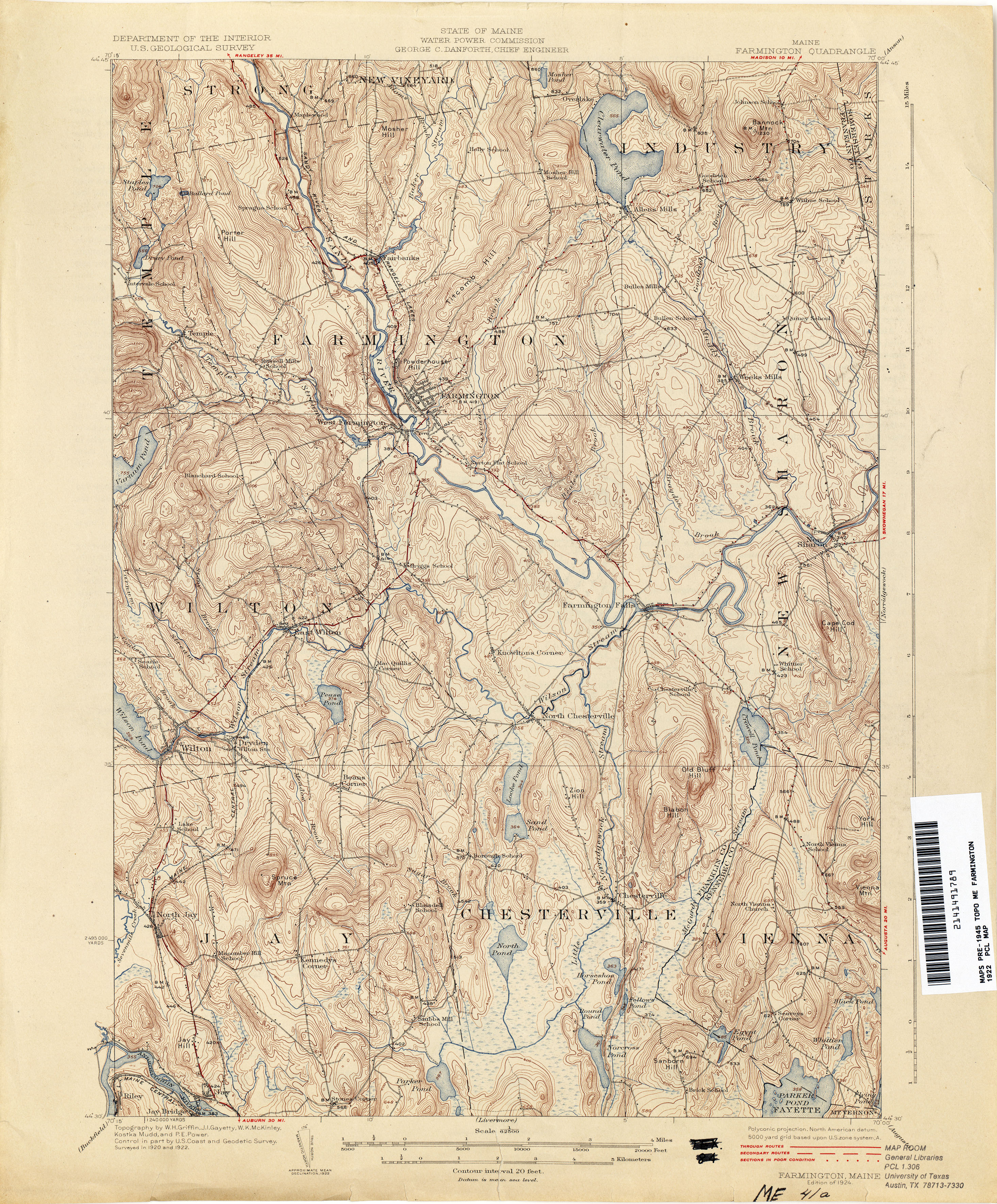 Old Map Maine Stock Photos Old Map Maine Stock Images Alamy
