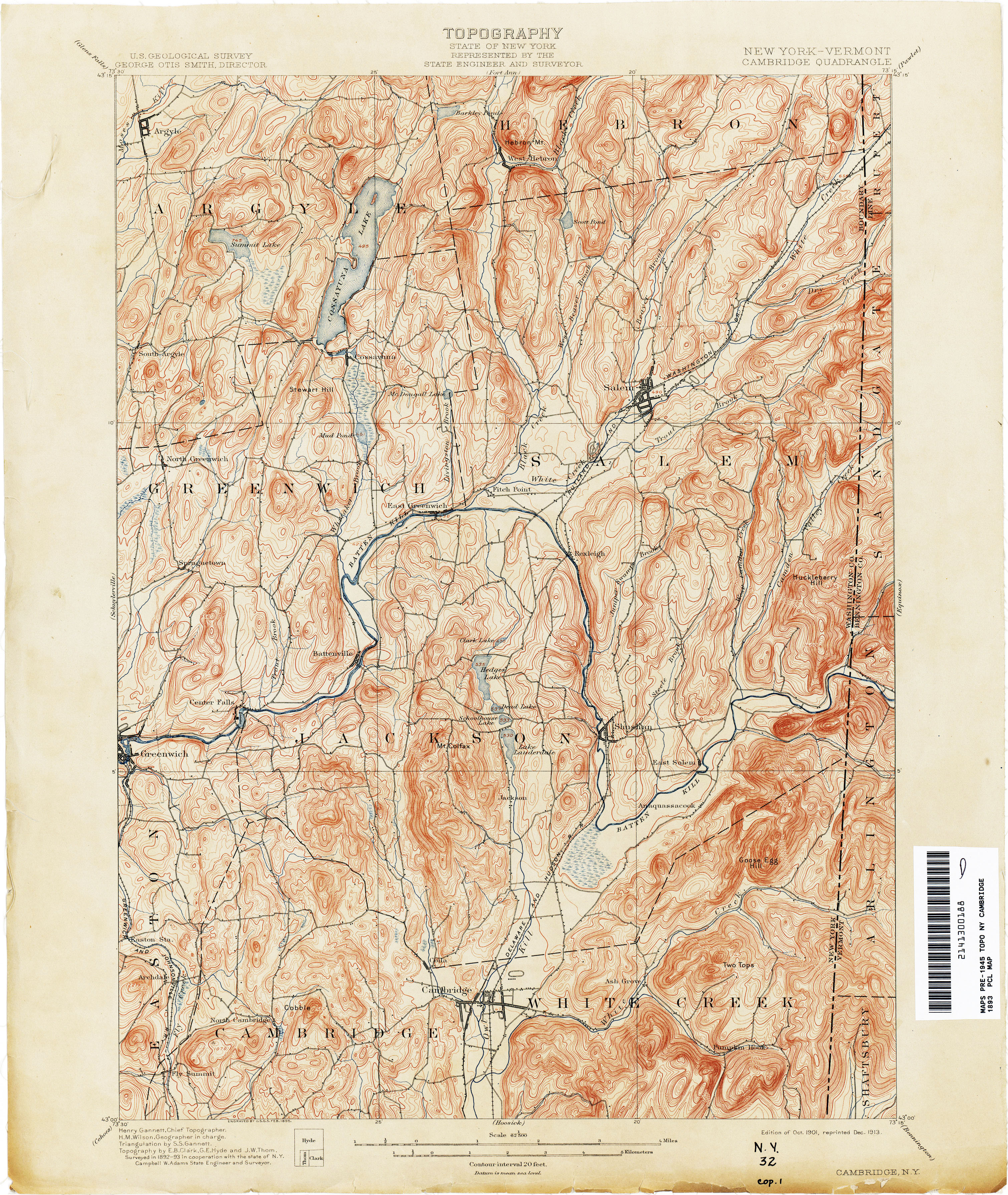 New York Topographic Maps Perry Castaneda Map Collection Ut