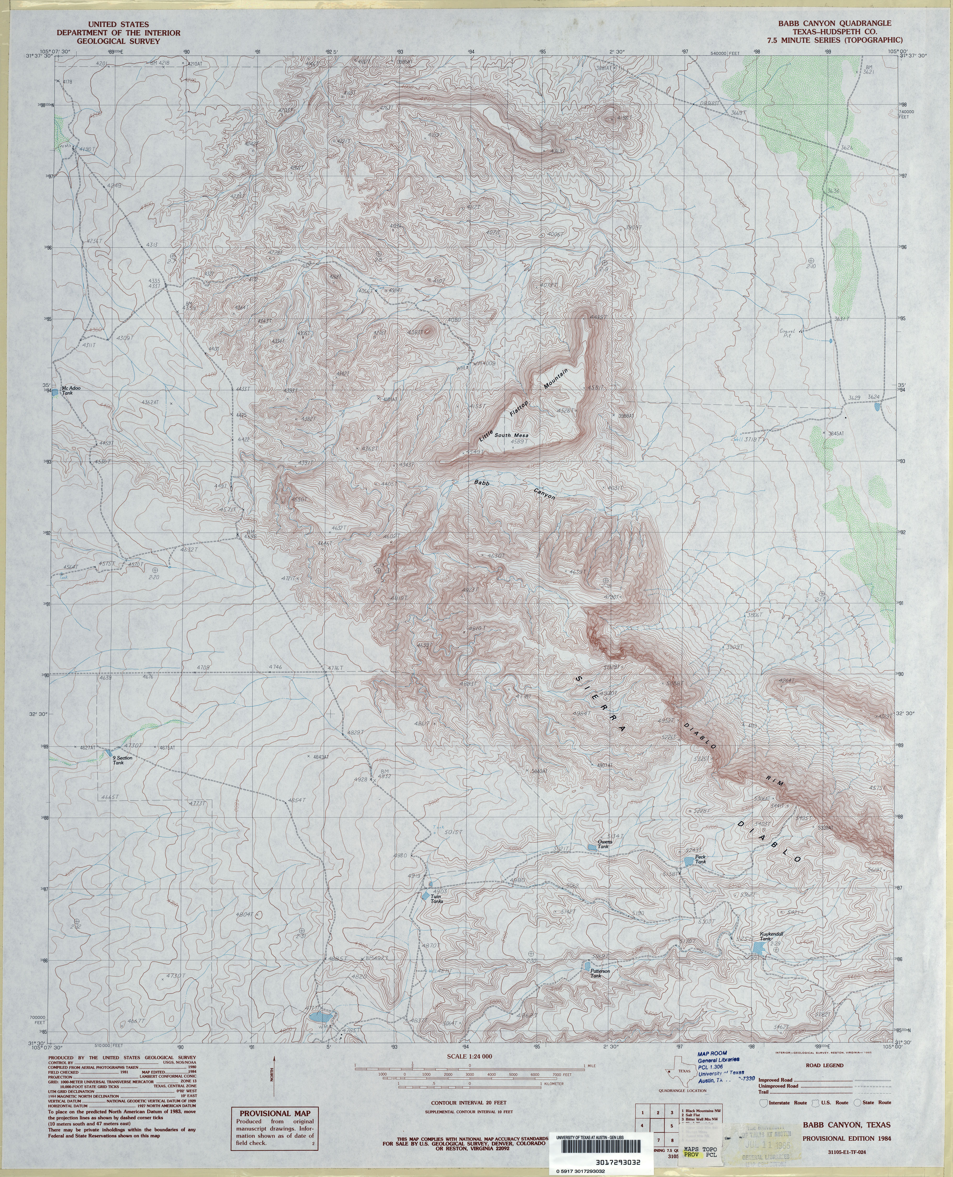 Texas Topographic Maps Perry Castaneda Map Collection Ut