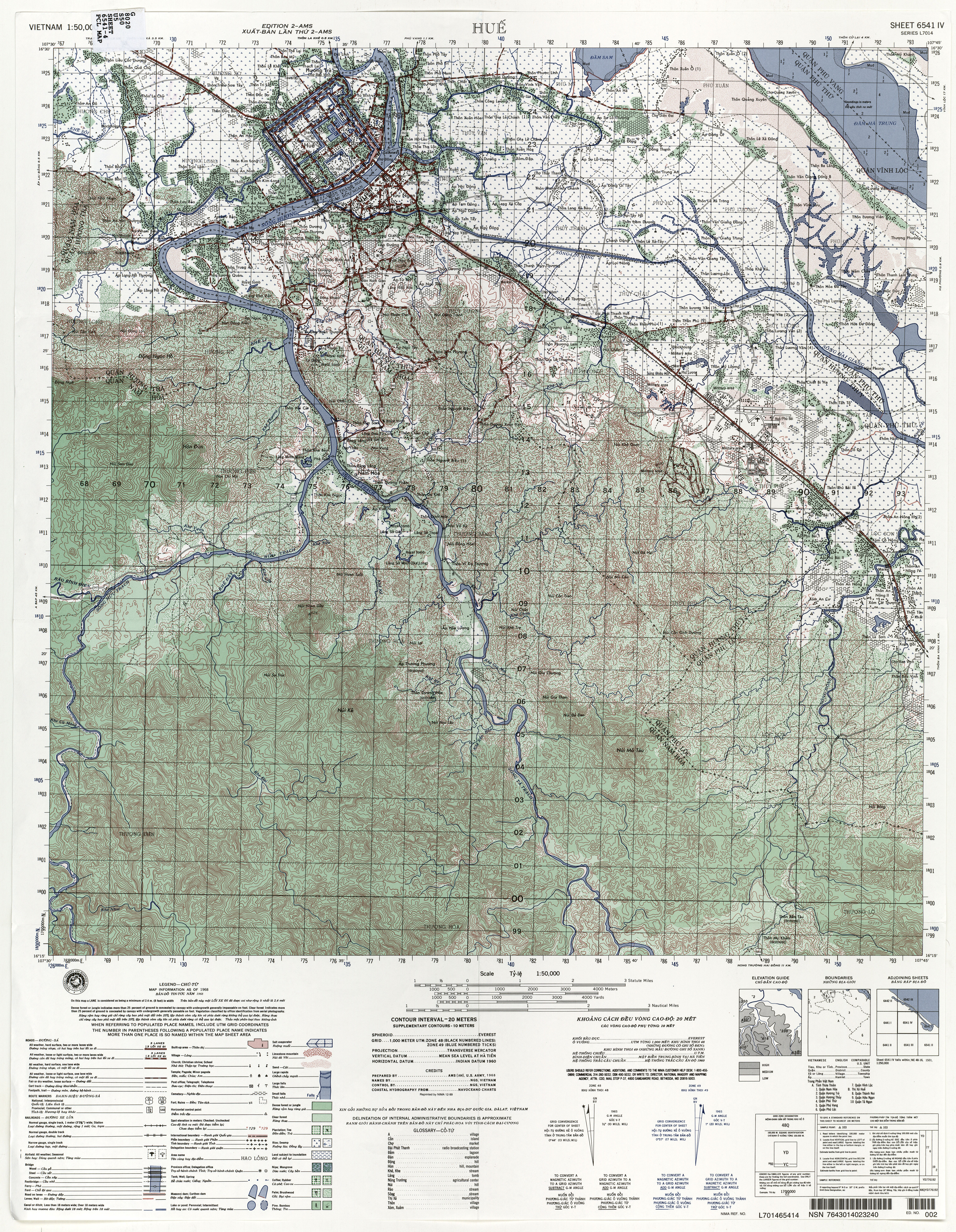 Vietnam Topographic Maps Perry Castaneda Map Collection Ut