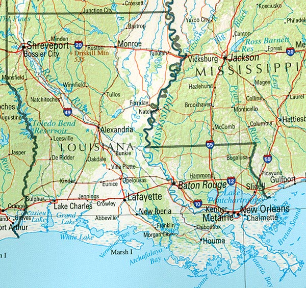 Hurricane Katrina Maps Perry Castaneda Map Collection Ut