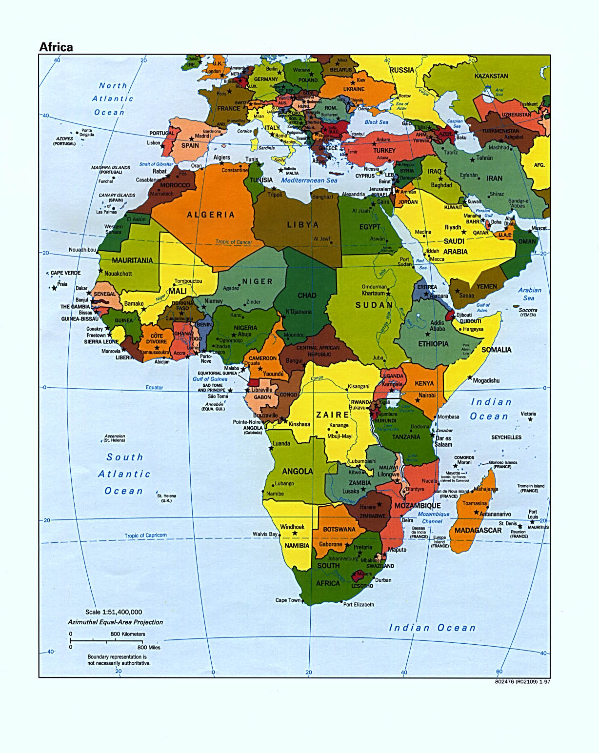 Africa Maps Perry Castaneda Map Collection Ut Library Online