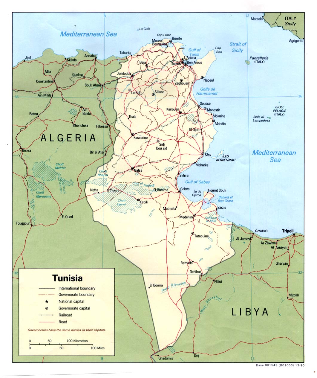 tunis mapa Tunisia Maps   Perry Castañeda Map Collection   UT Library Online tunis mapa