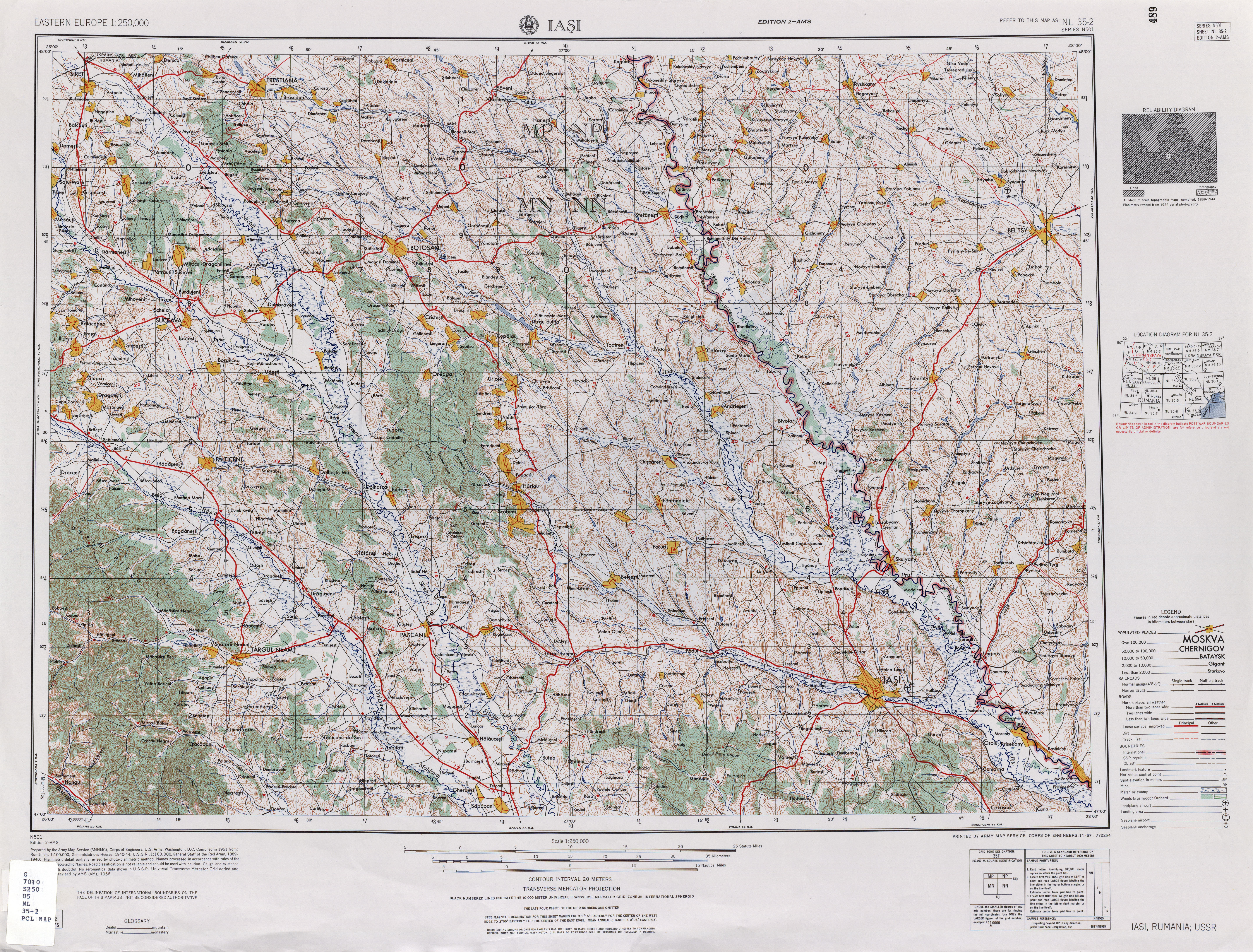 Eastern Europe Ams Topographic Maps Perry Castaneda Map