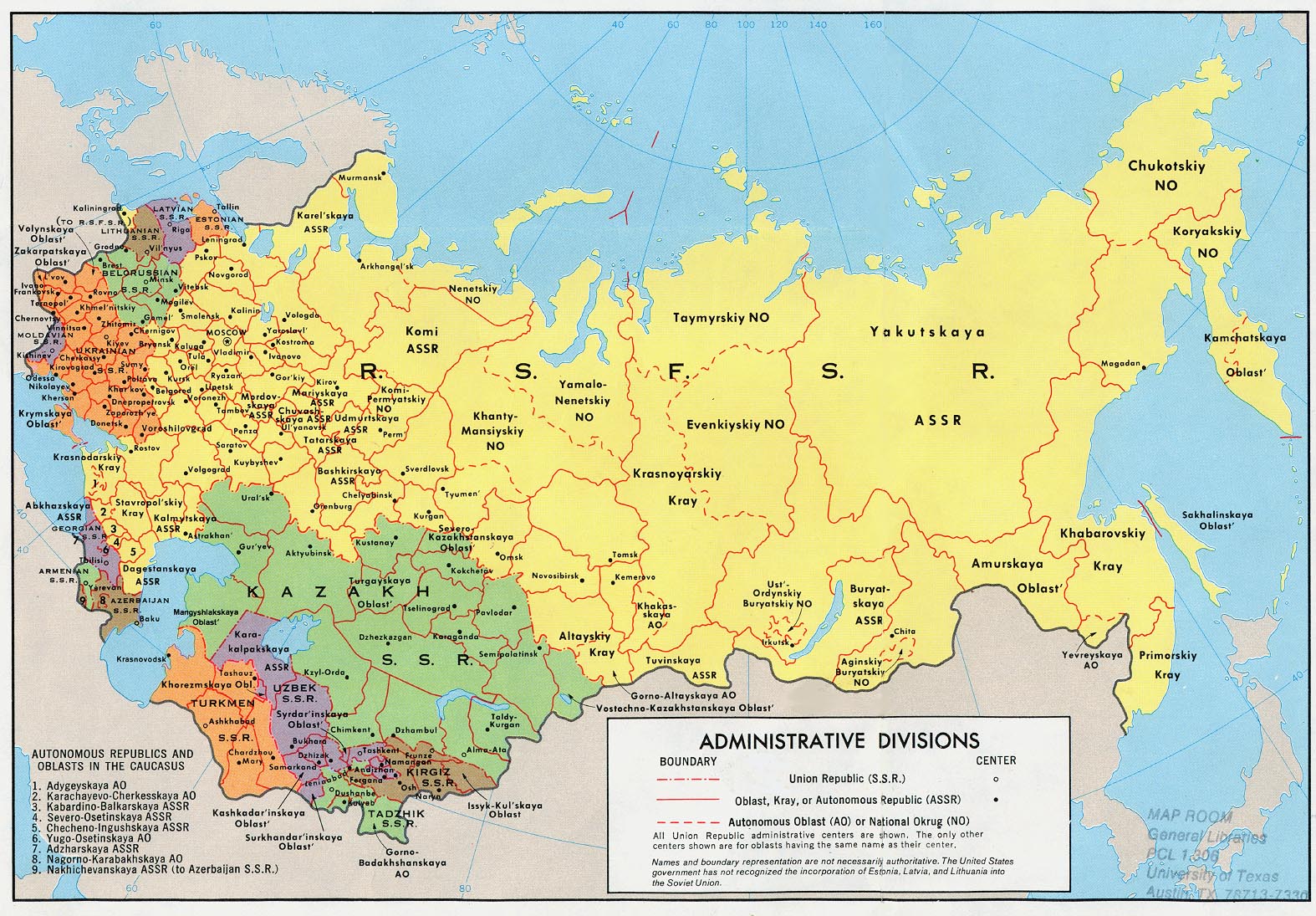 [✔] Union des Républiques Socialistes Soviétiques Soviet_union_admin_1974