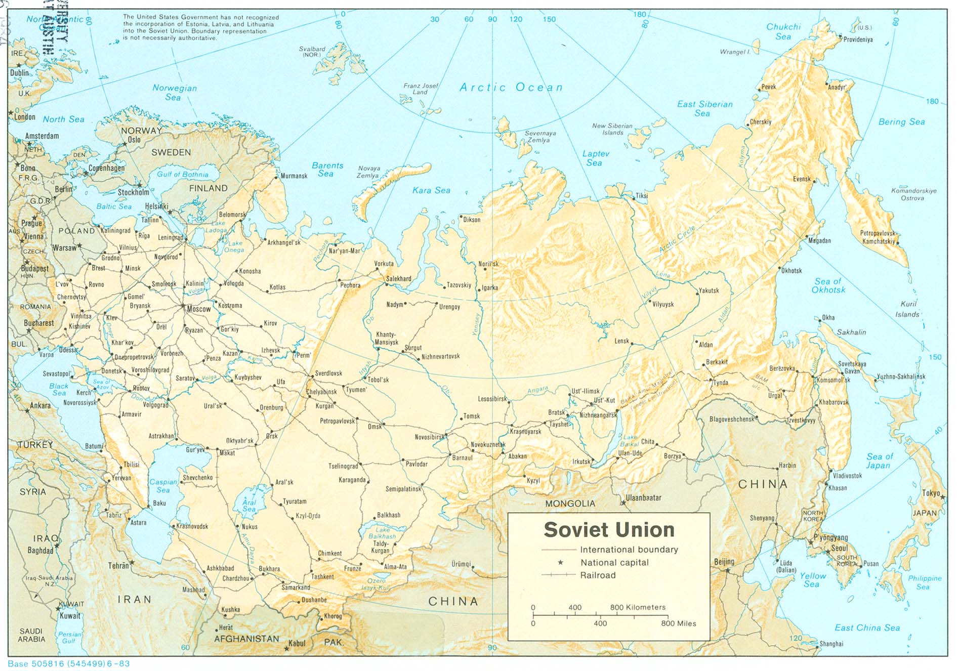 Russia And The Former Soviet Republics Maps Perry Castaneda Map
