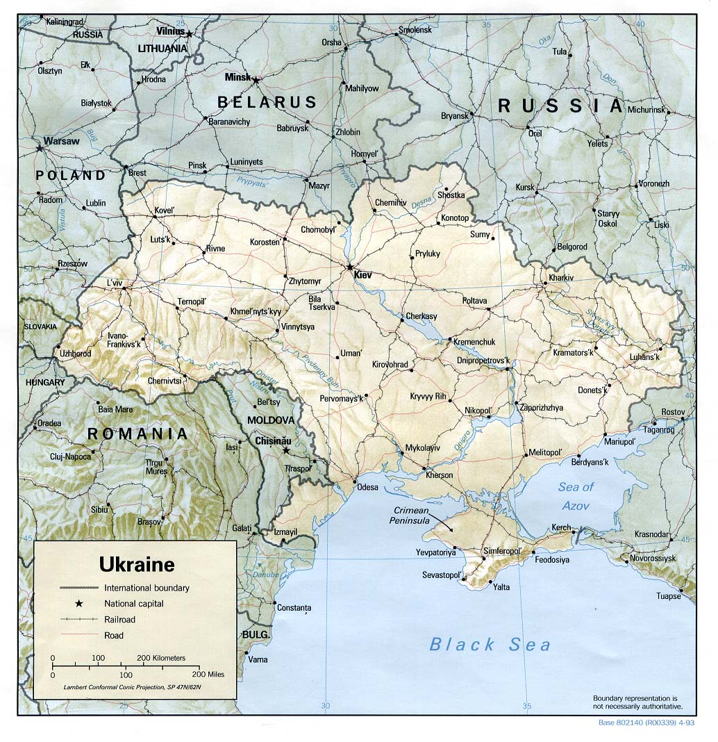 Ukraine Maps Perry Castaneda Map Collection Ut Library