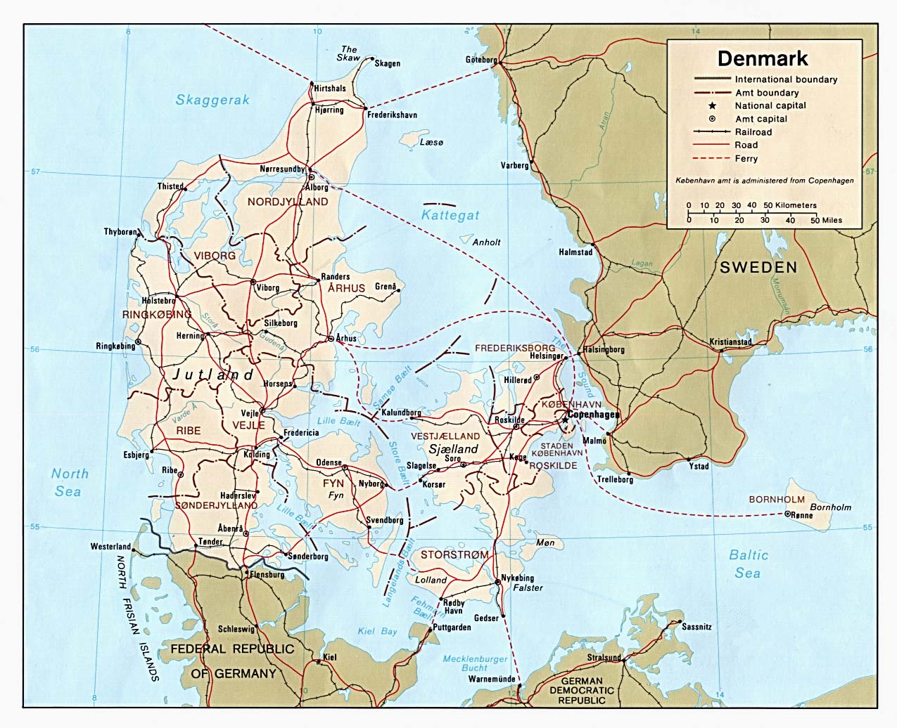 Denmark Maps Perry Castaneda Map Collection Ut Library