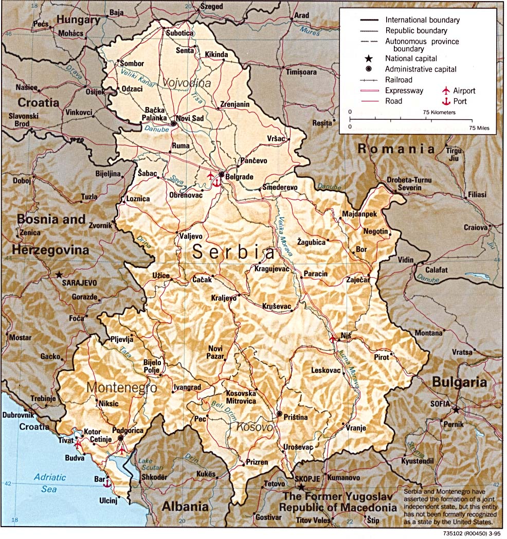 bing mapa srbija Serbia Maps   Perry Castañeda Map Collection   UT Library Online bing mapa srbija