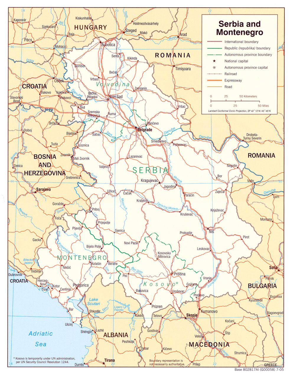 michelin mapa srbija Serbia Maps   Perry Castañeda Map Collection   UT Library Online michelin mapa srbija