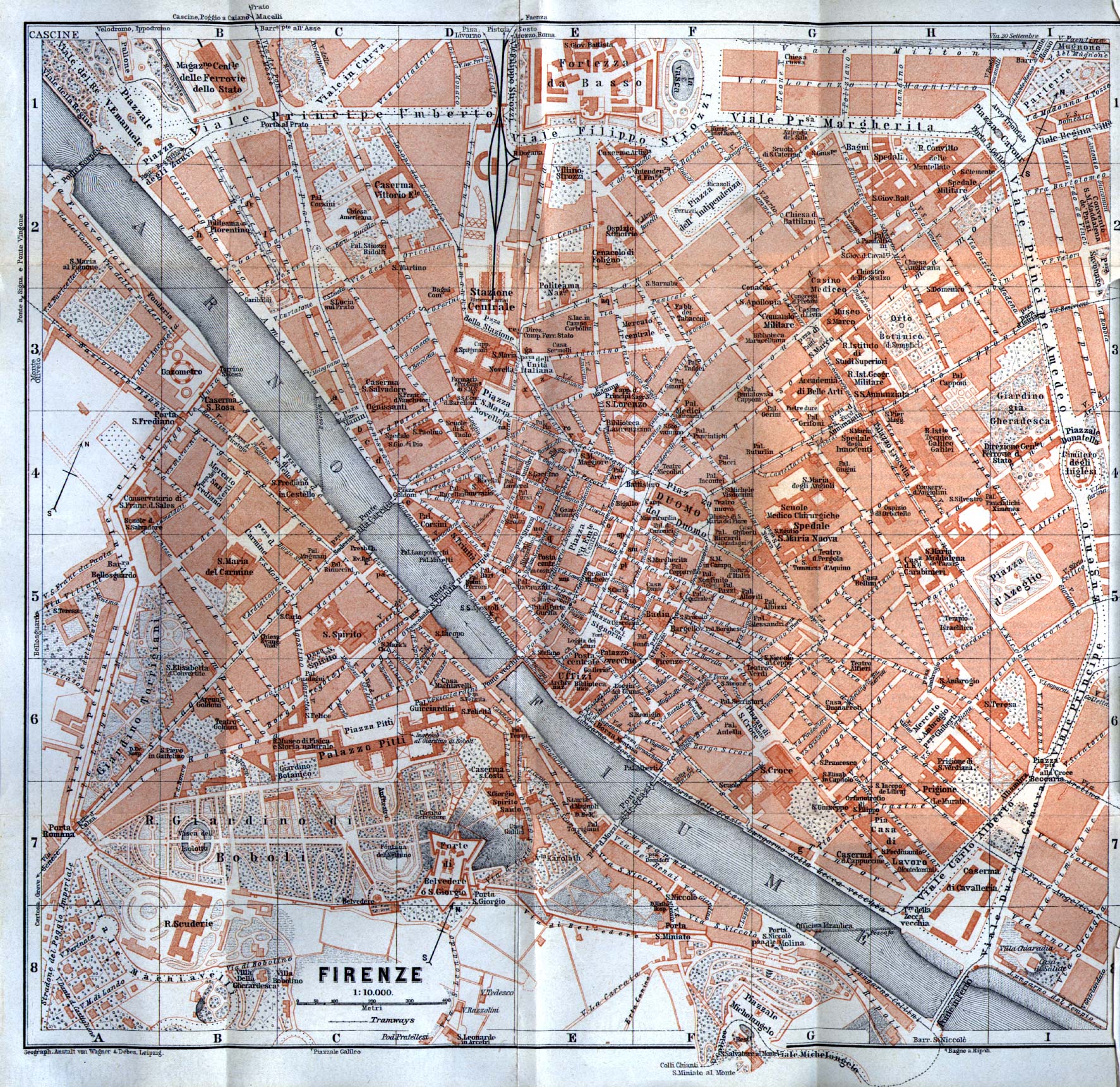karta firenze Italy Maps   Perry Castañeda Map Collection   UT Library Online karta firenze