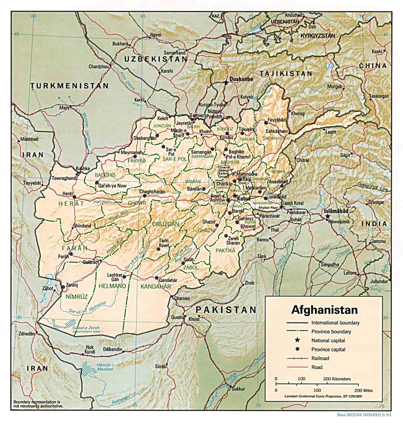 Afghanistan Maps Perry Castaneda Map Collection Ut Library Online