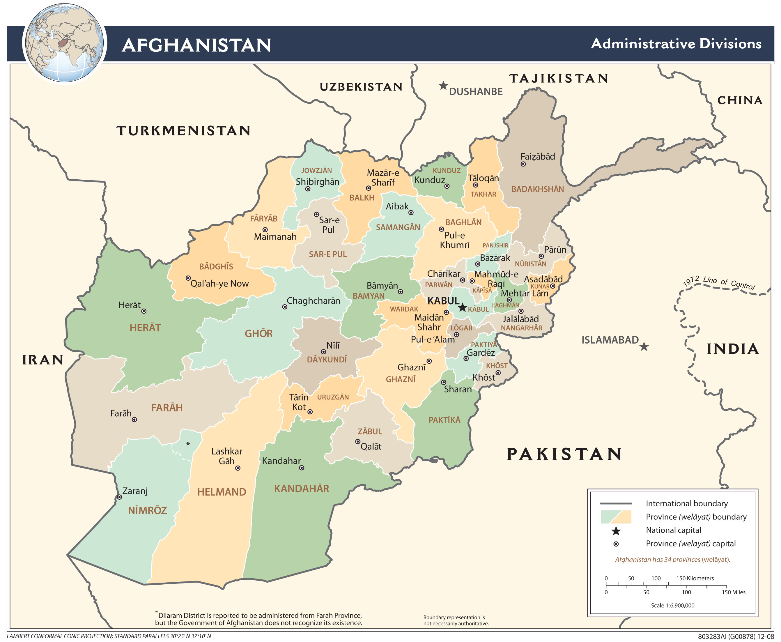 mapa afghanistan Afghanistan Maps   Perry Castañeda Map Collection   UT Library Online mapa afghanistan