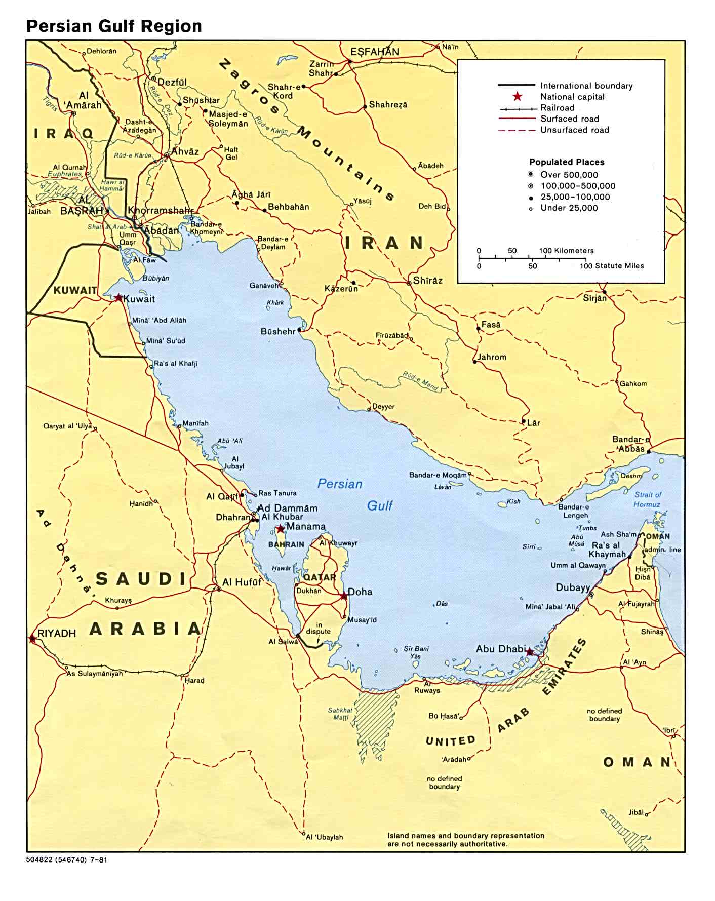 Persian Gulf Chart