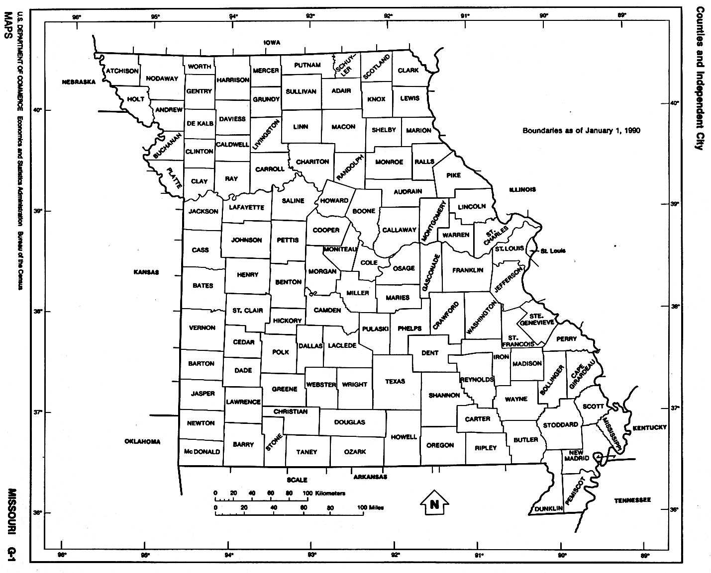 Missouri Maps Perry Castaneda Map Collection Ut Library Online
