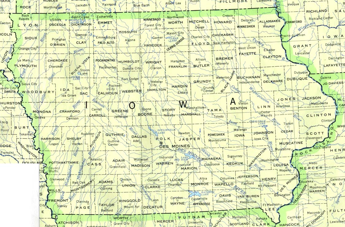 Iowa Maps Perry Castaneda Map Collection Ut Library Online