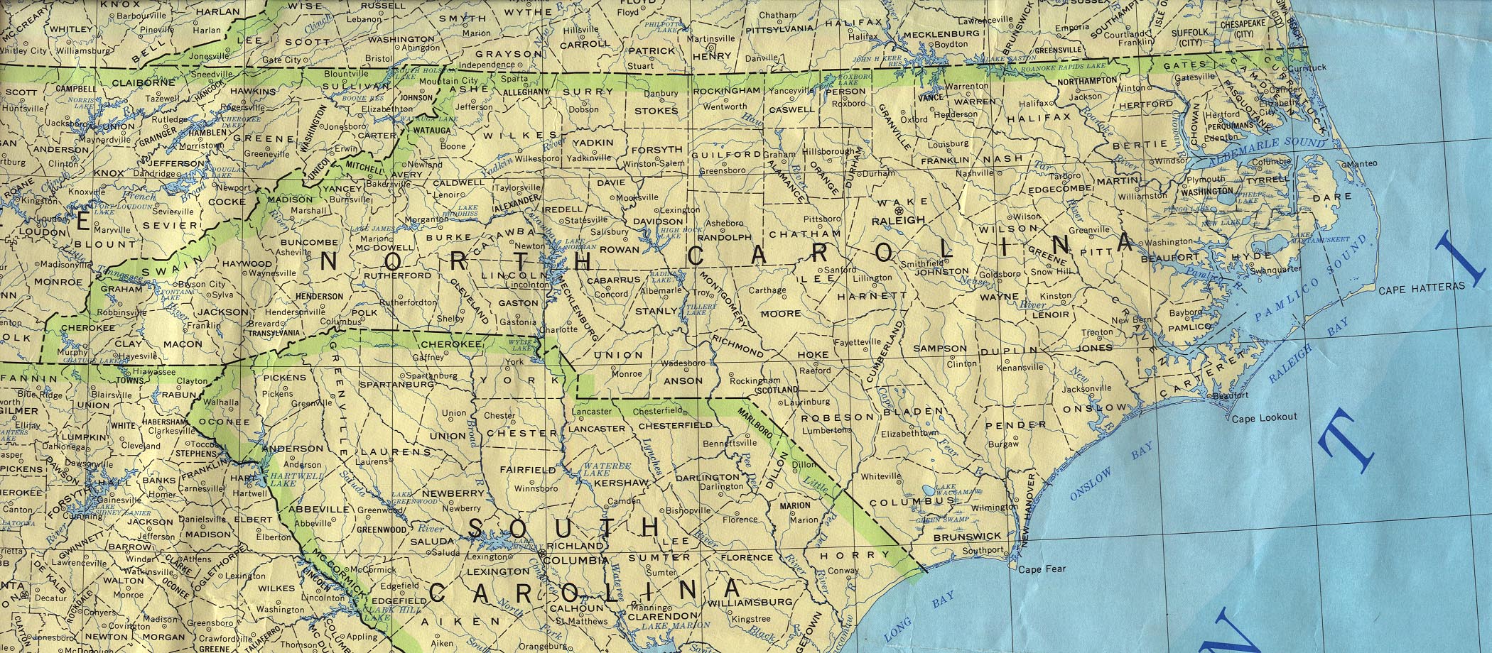 North Carolina Maps Perry Castaneda Map Collection Ut Library