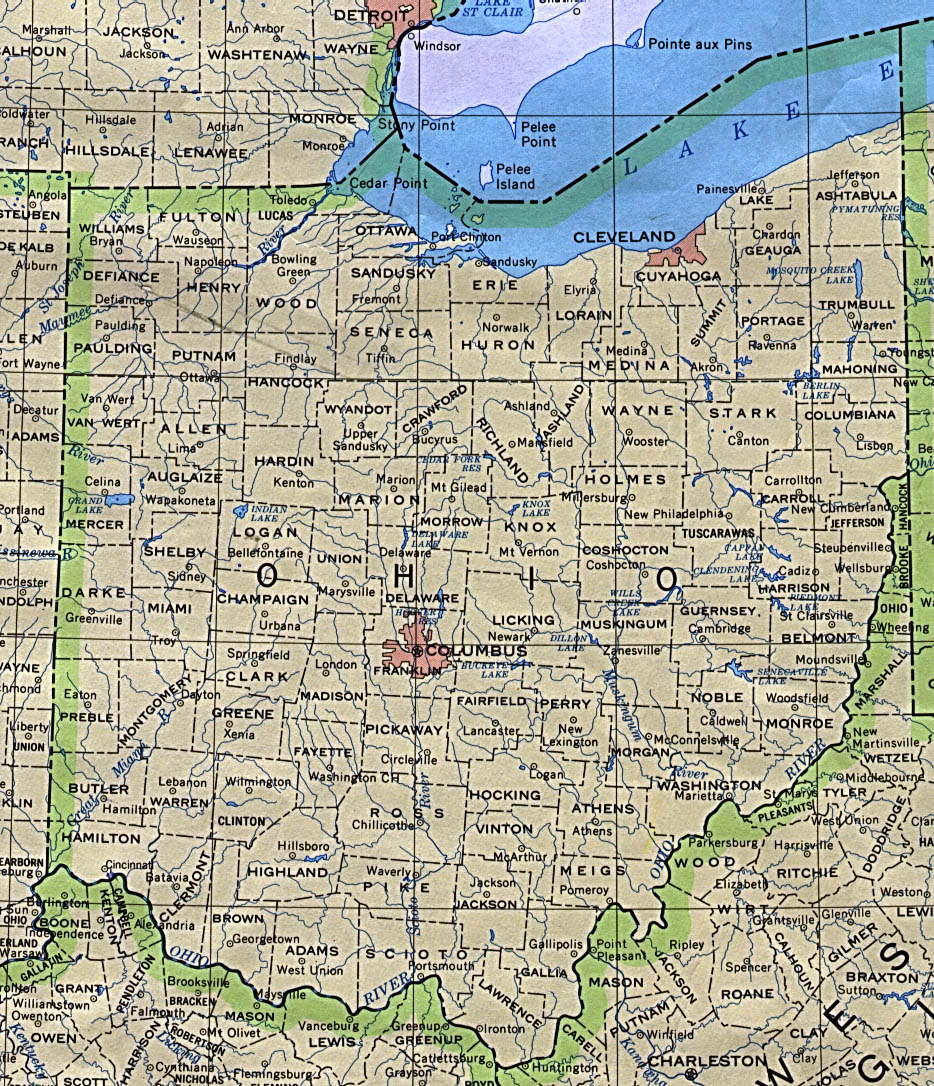 Ohio Maps Perry Castaneda Map Collection Ut Library Online