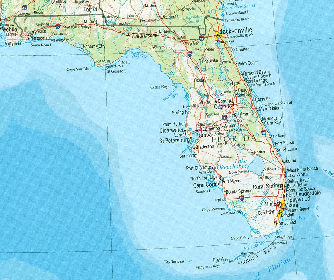 Florida Maps Perry Castaneda Map Collection Ut Library Online