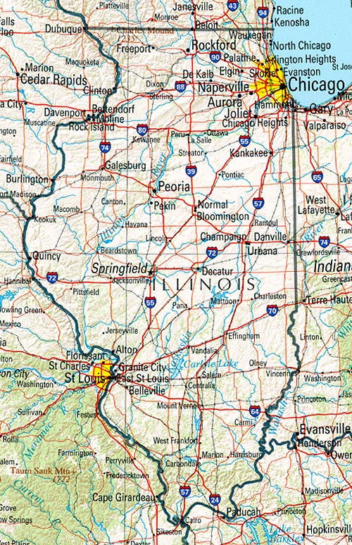 Illinois Maps Perry Castaneda Map Collection Ut Library Online