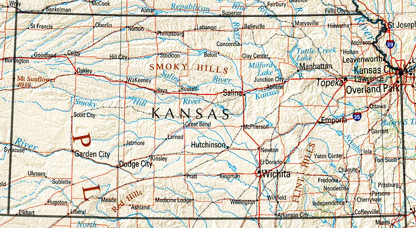 Kansas Maps Perry Castaneda Map Collection Ut Library Online