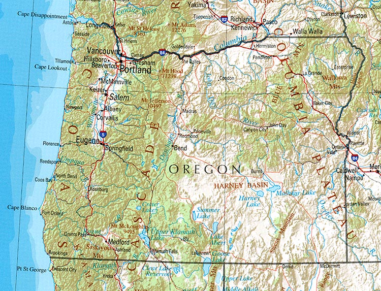 Oregon Maps Perry Castaneda Map Collection Ut Library Online